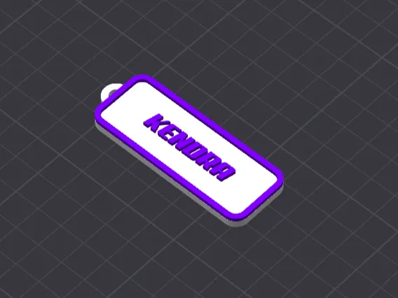Keychain name KENDRA