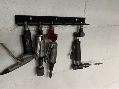 Air tool wall holder (Fits 6 tools)