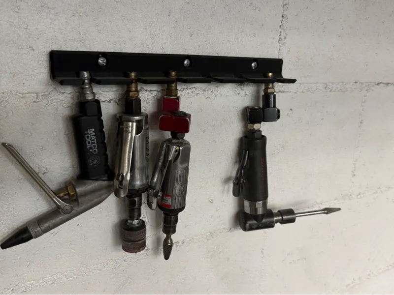 Air tool wall holder (Fits 6 tools)