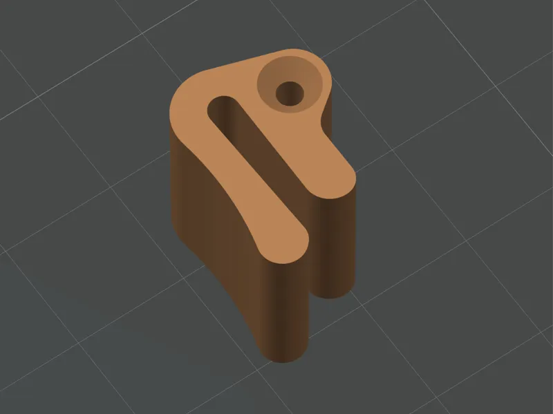 Grip Fit Filament Clip for Cardboard Spools