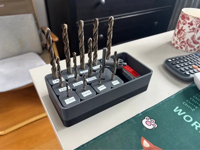 钻头收纳盒-垂直型