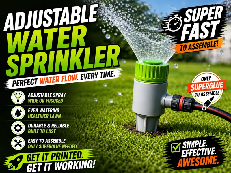Ajustable Water Sprinkler