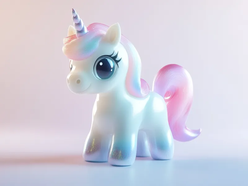 Cute unicorn, my little pony style