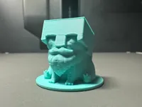 0.2mm layer, 2 walls, 15% infill - Uses Supports