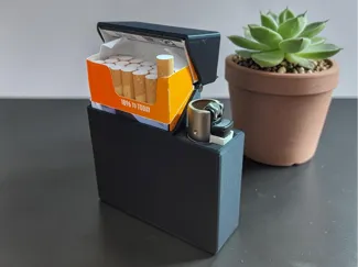 Custodia per pacco di sigarette da 20 + Clipper