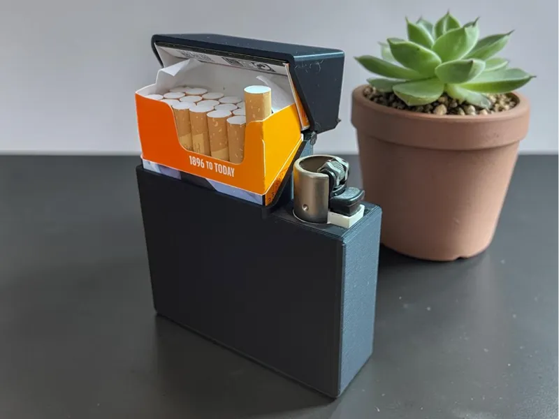 Custodia per pacco di sigarette da 20 + Clipper