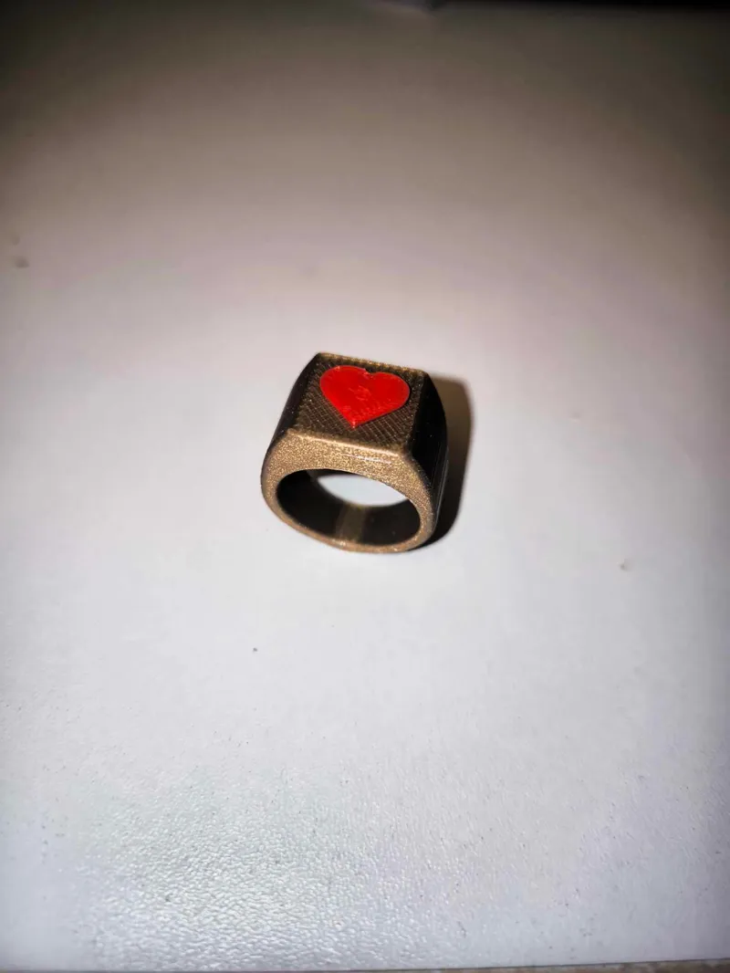 ring vith heart