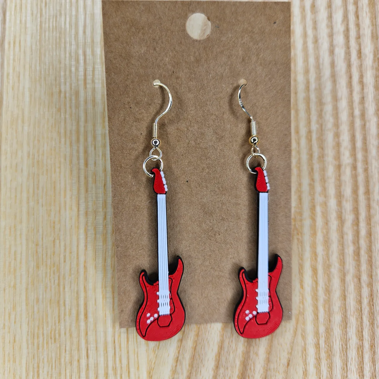 Guitar Earrings view 2