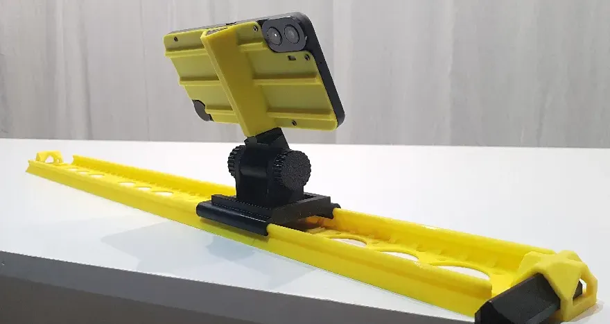 Rail de glisse pour smartphone — vidéo