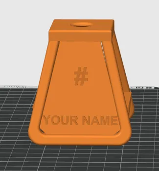 customizable stand for 1/12 scale toy dirtbikeout