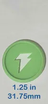 1.25 inch (31.75 mm) disc