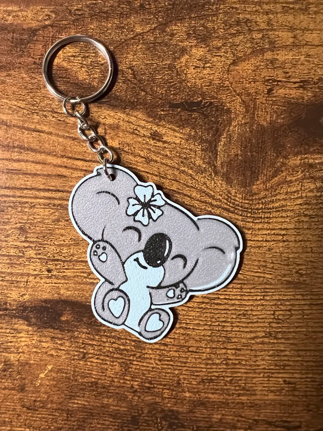 Cute Koala Keyring and earrings view 2