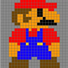 Classic 8-Bit Mario
