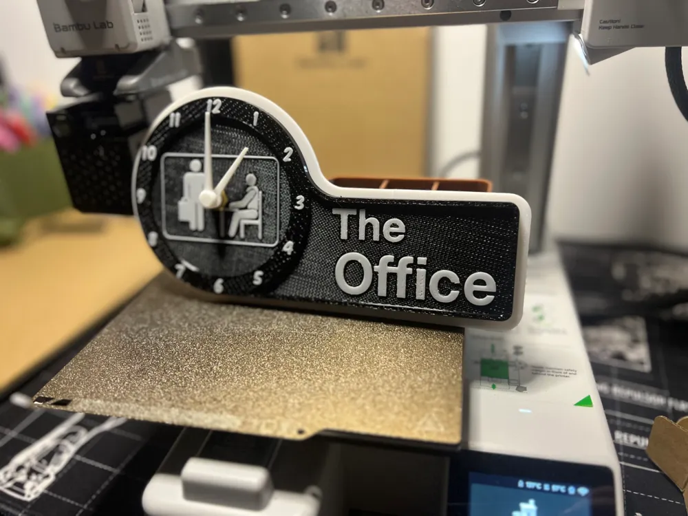 The Office Clock Kit 011 Bambu Lab - Free 3D Print Model - MakerWorld
