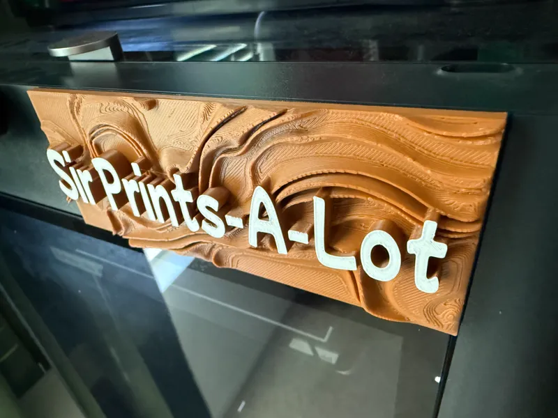 Printer Name Tags - Sir Prints-A-Lot & Spaghetti