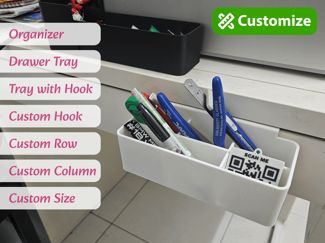 Parametric Box Organizer Tray with Drawer Hook