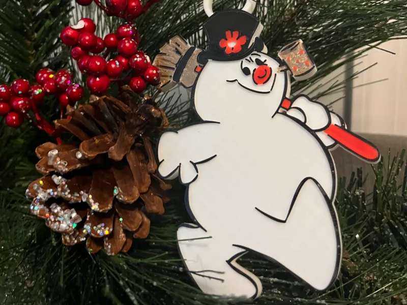 Frosty the Snowman Christmas Ornament