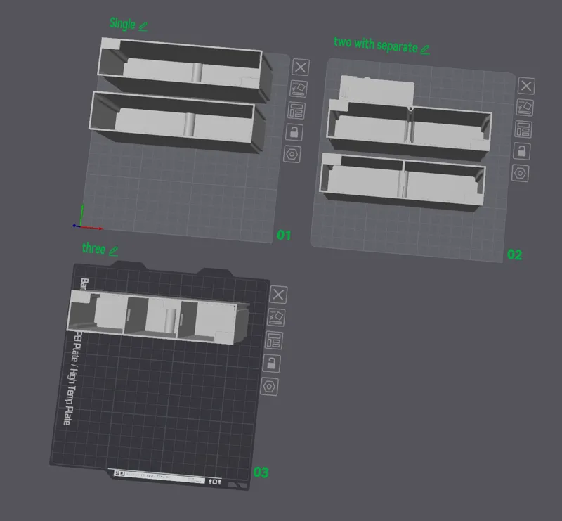 Tool Grid For F7 Box-F7原件盒分割