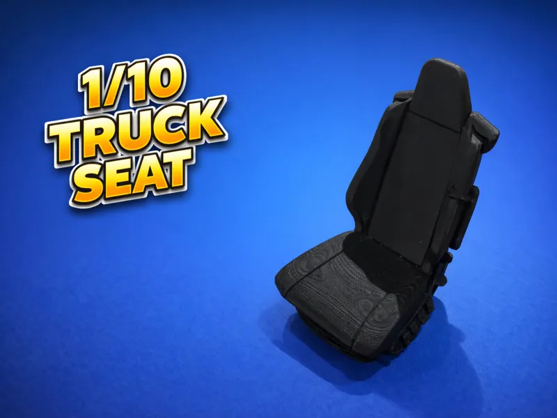 Siège de camion pour RC Scale 1/10 (or other)