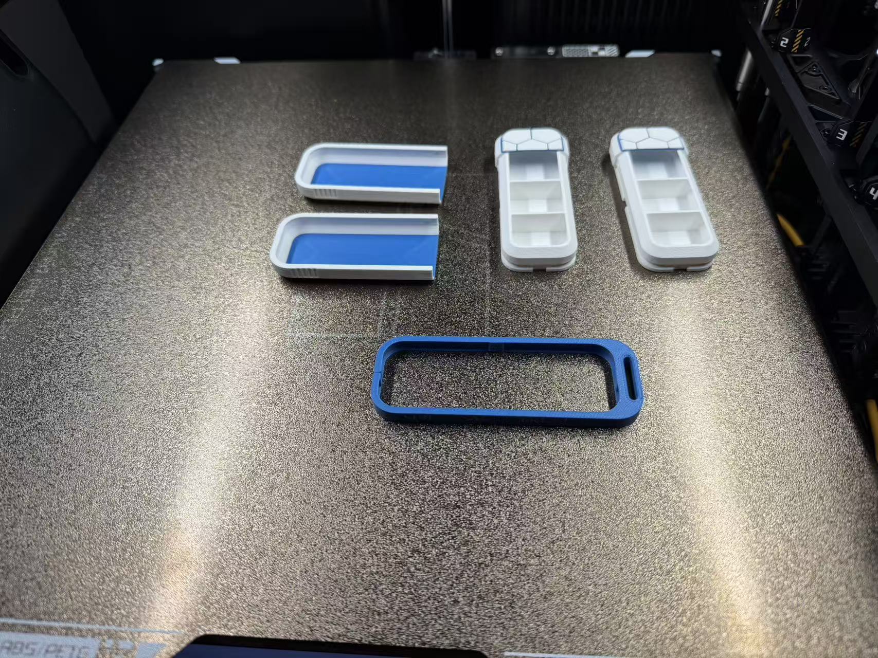 Miniatura 7 do modelo 3D （七天药盒）双滑盖便携零件盒