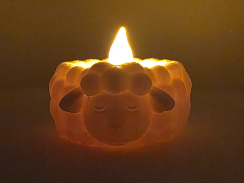 Sheep LED Candle Holder