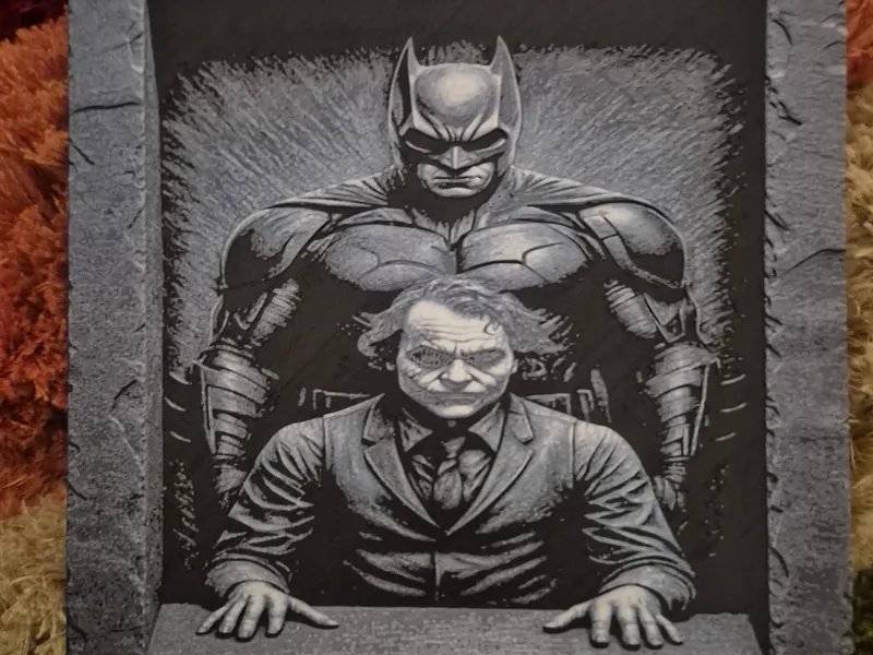 BATMAN & JOKER SLATE
