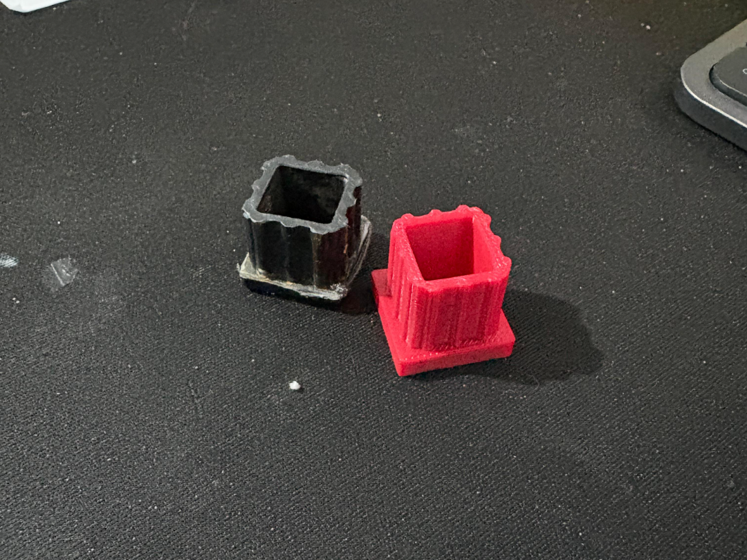 20x20mm Square Tube End Cap – Clean Fit