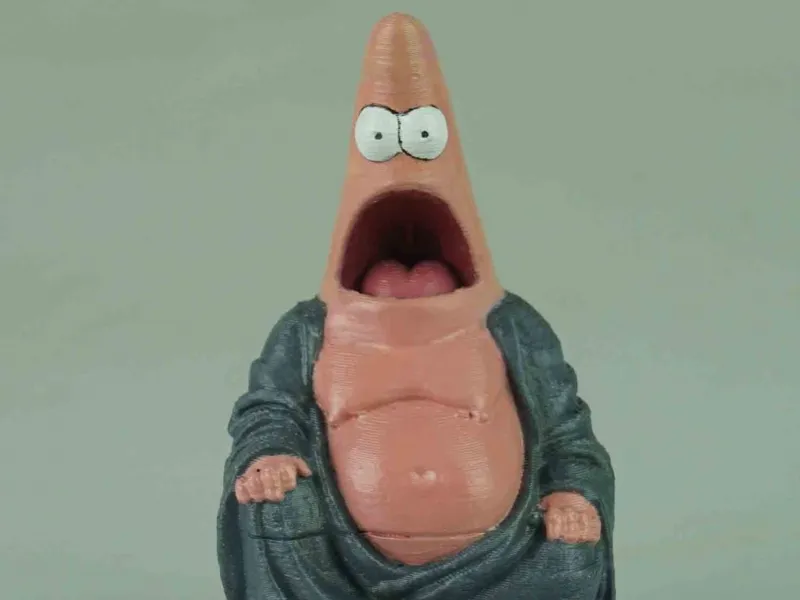 Surprised Patrick Buddha