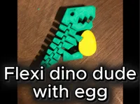 The dino dude with his little egg you see in the picture.