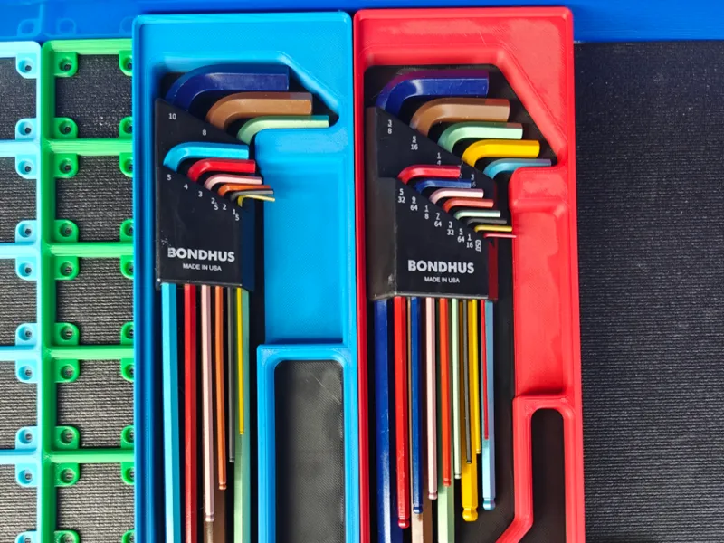 Bondhus Allen Key Set 69600 Gridfinity Holder