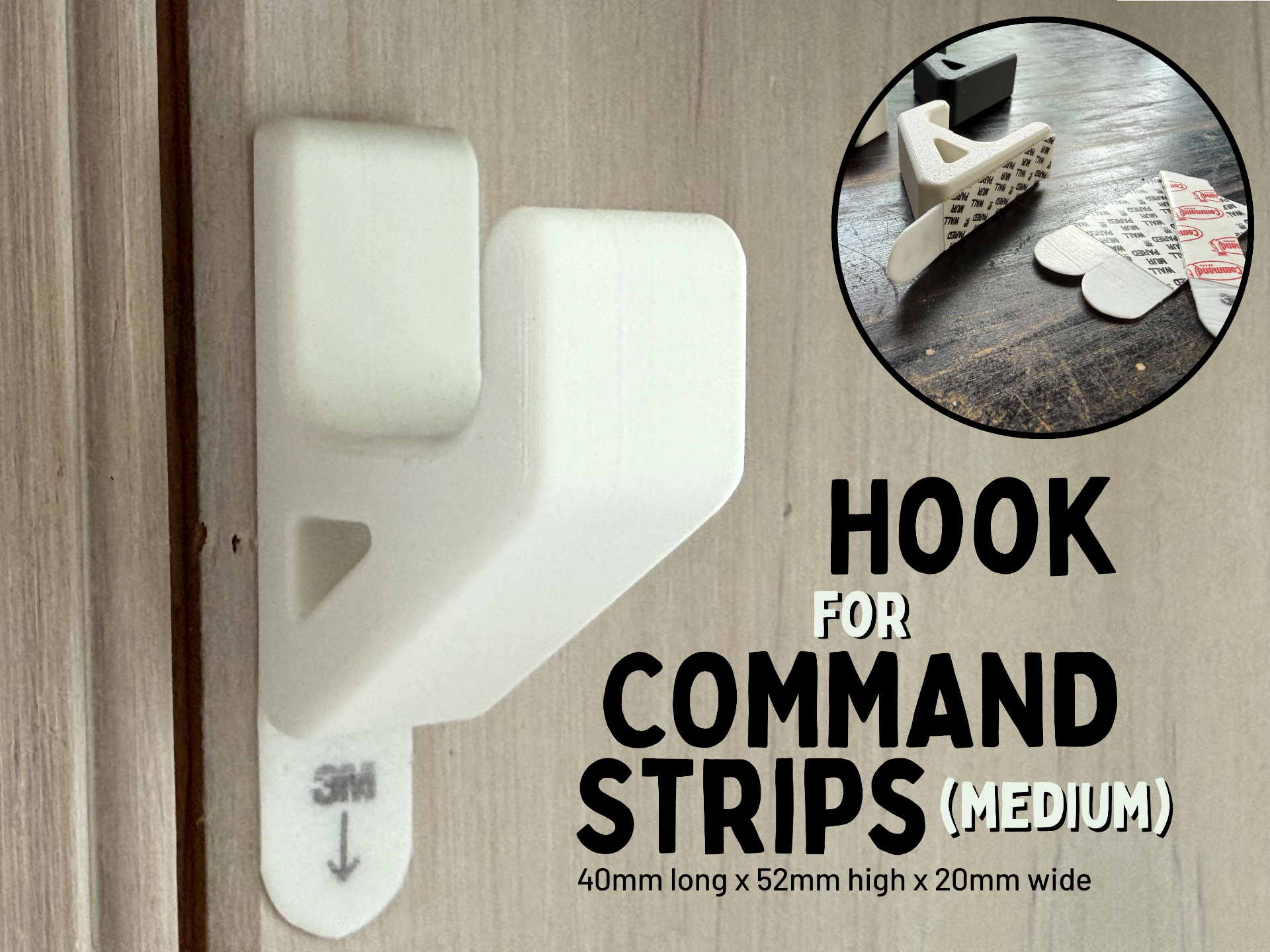 Command Strip Hook (medium)