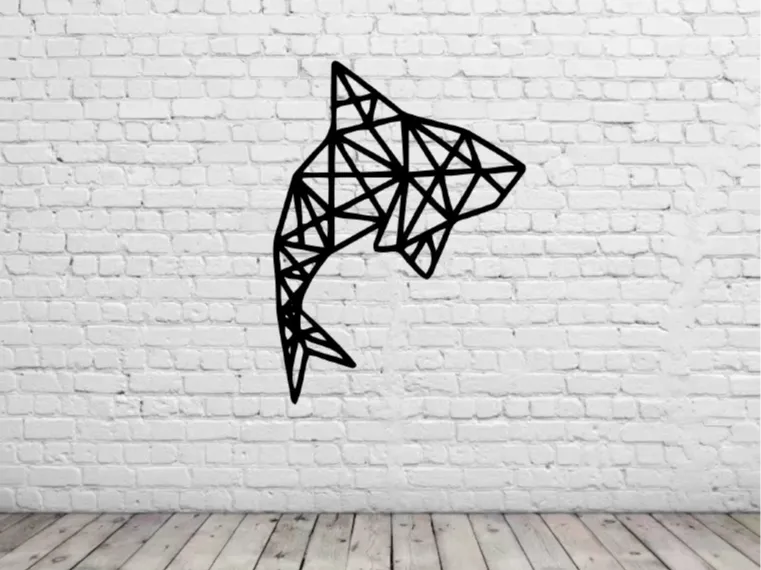 animal geometrico decoracion de pared v5