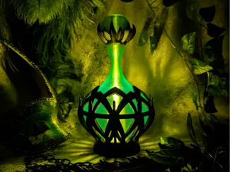 Potion Bottle Nightlight - Black Lotus
