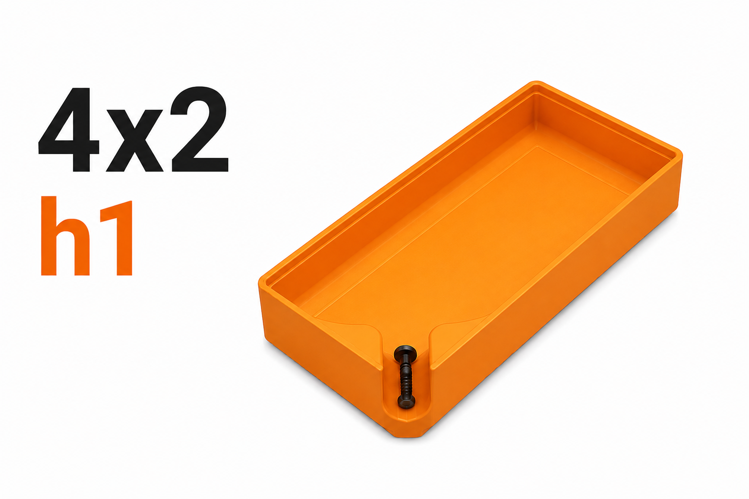 Miniatura 2 do modelo 3D Fast-Pour Stackable gridfinity funnel tray