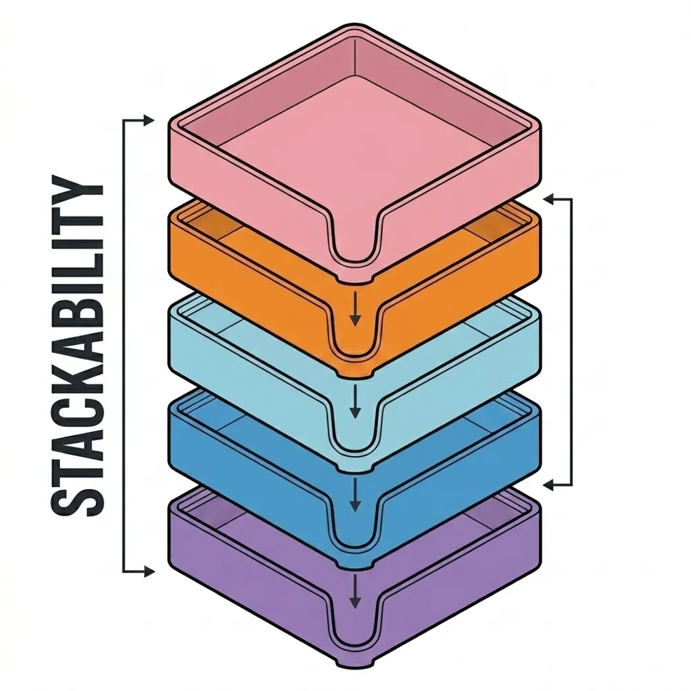 Fast-Pour Stackable gridfinity funnel tray - Free 3D Print Model ...