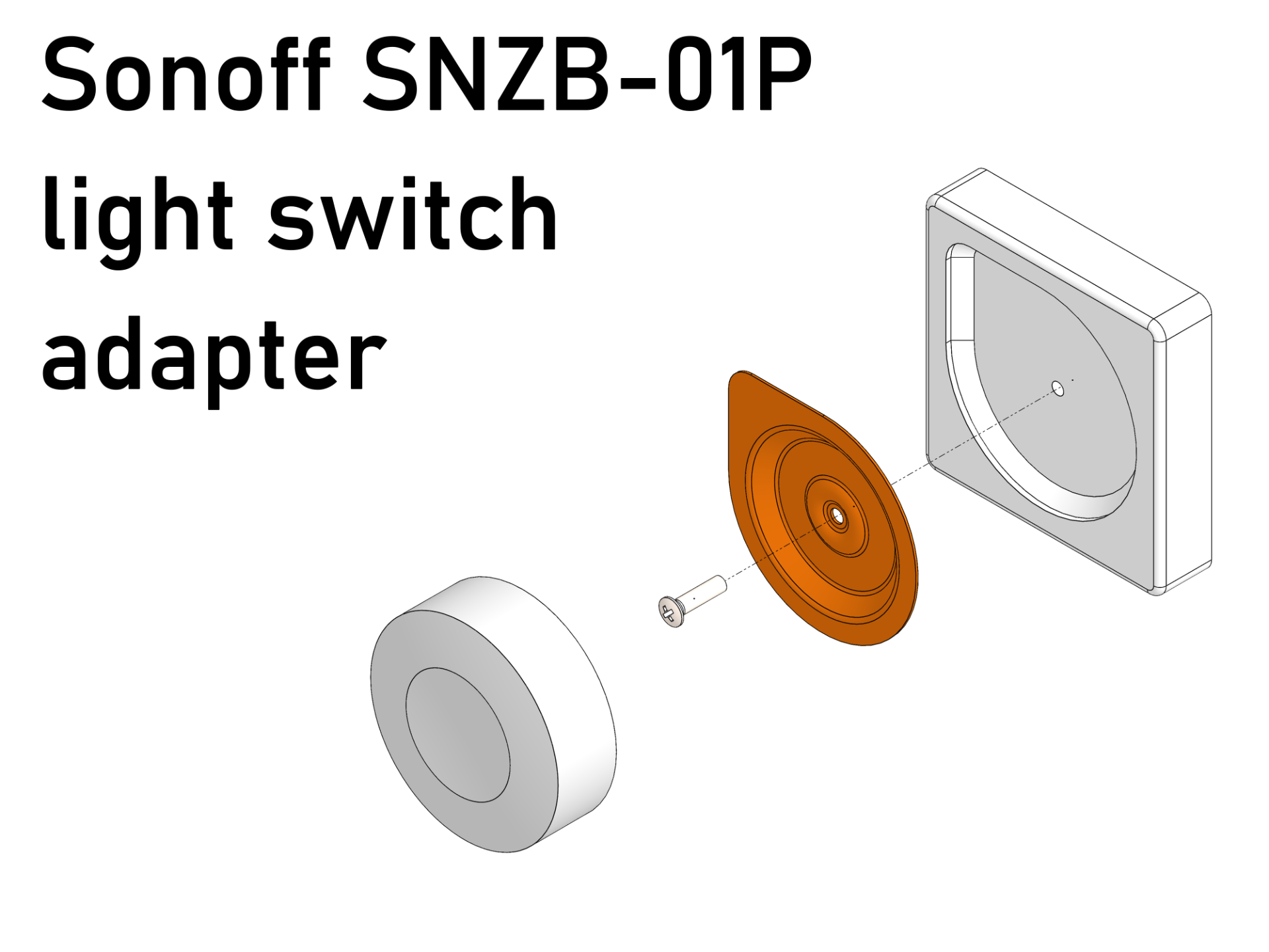 Sonoff SNZB-01P light switch adapter
