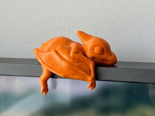Cute Sleepy Pterodactyl - Monitor Buddy