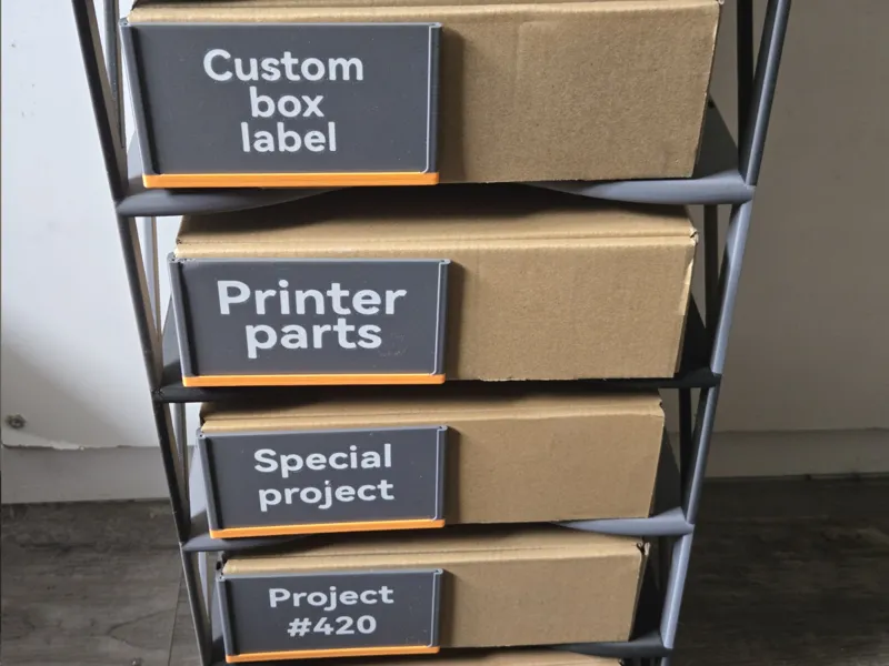 Bambulab Box Label Maker