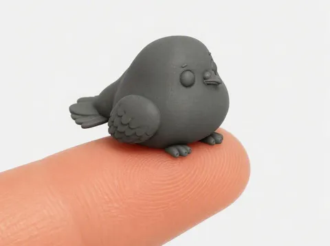 Figura decorativa: Blob Chubby Animal Series - #93 Pigeon — referencia de MakerWorld
