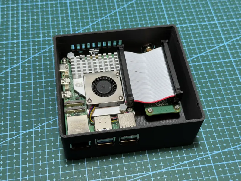 Raspberry Pi 5 TV HAT Case