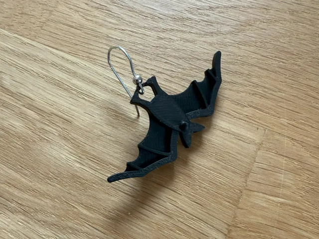 Fledermaus Ohrring