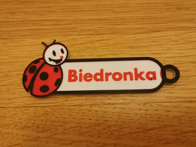 Biedronka keychain