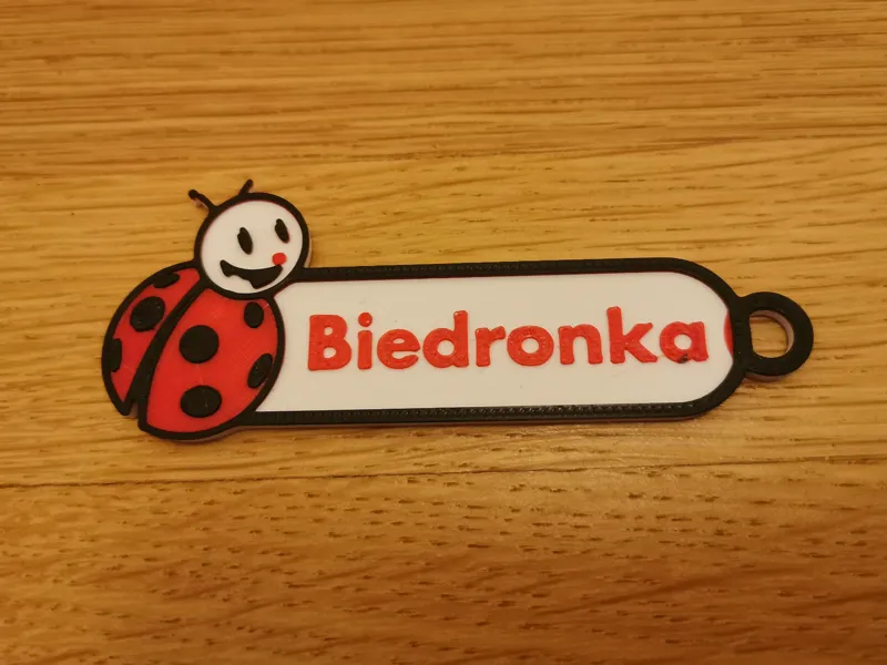 Biedronka keychain