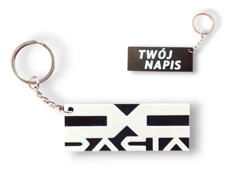 DACIA v.2 CAR Keychain Double Side with TEXT