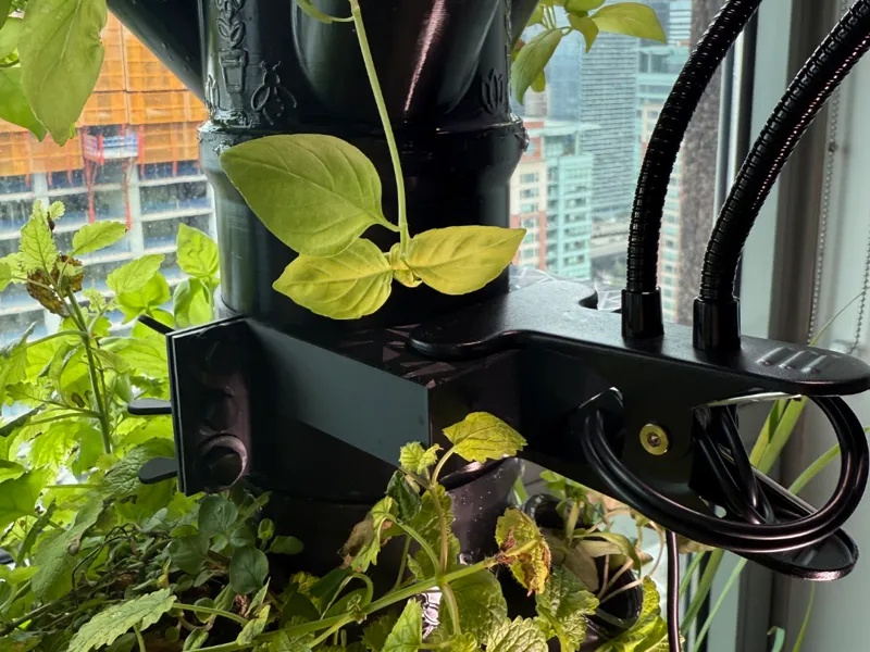 Hydroponics Growing light Holder (Clamp Version)