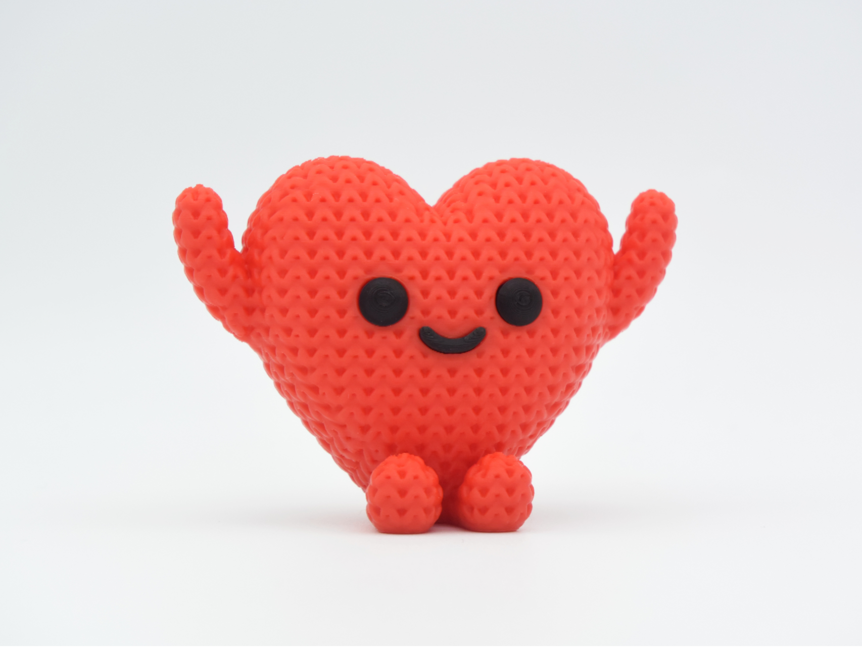 Knitted Heart Buddy - Valentine's Day