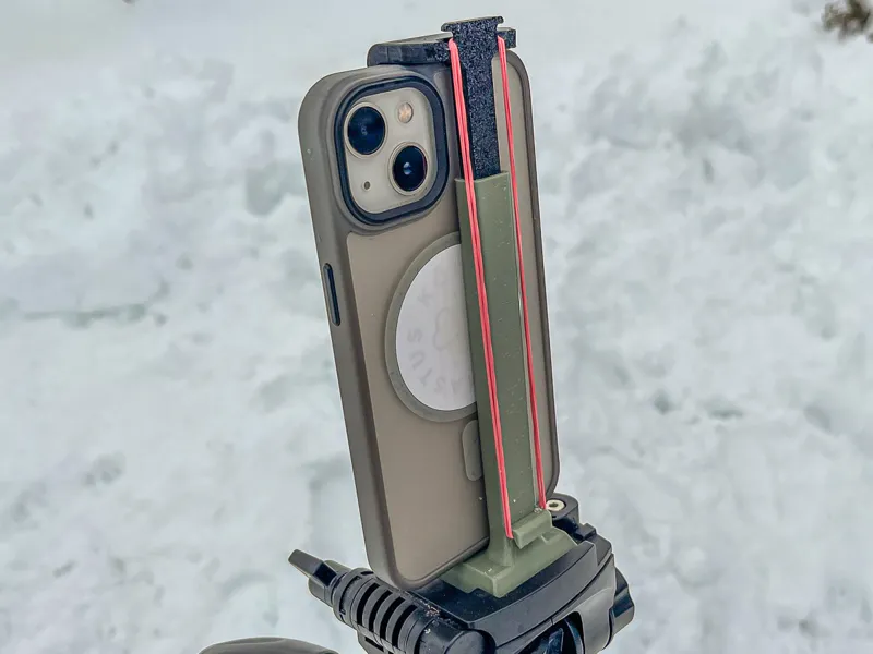 Tripod quick release phone mount
