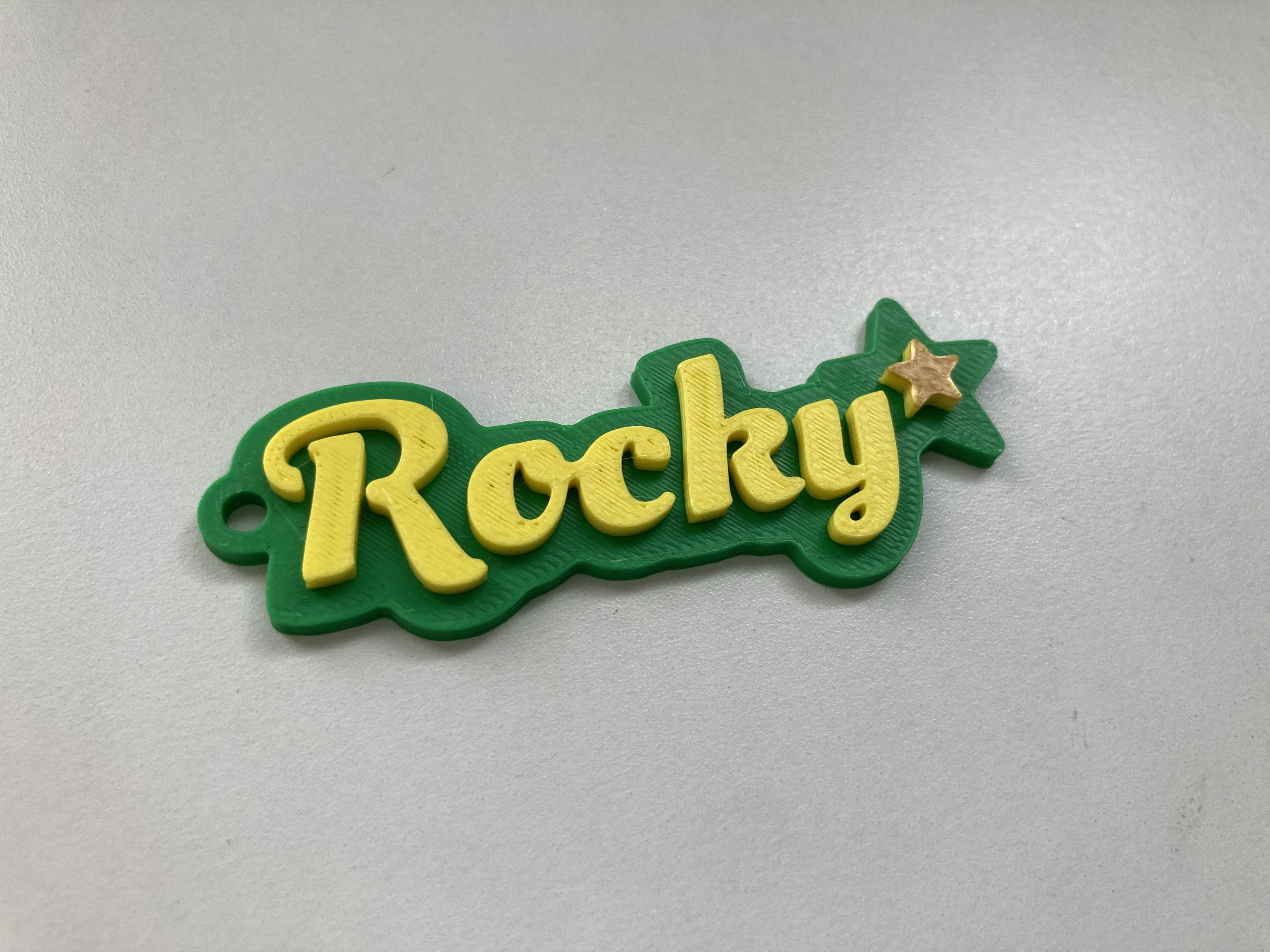 Miniatura 3 do modelo 3D Customizable Parametric Name Keychain_吉田工房