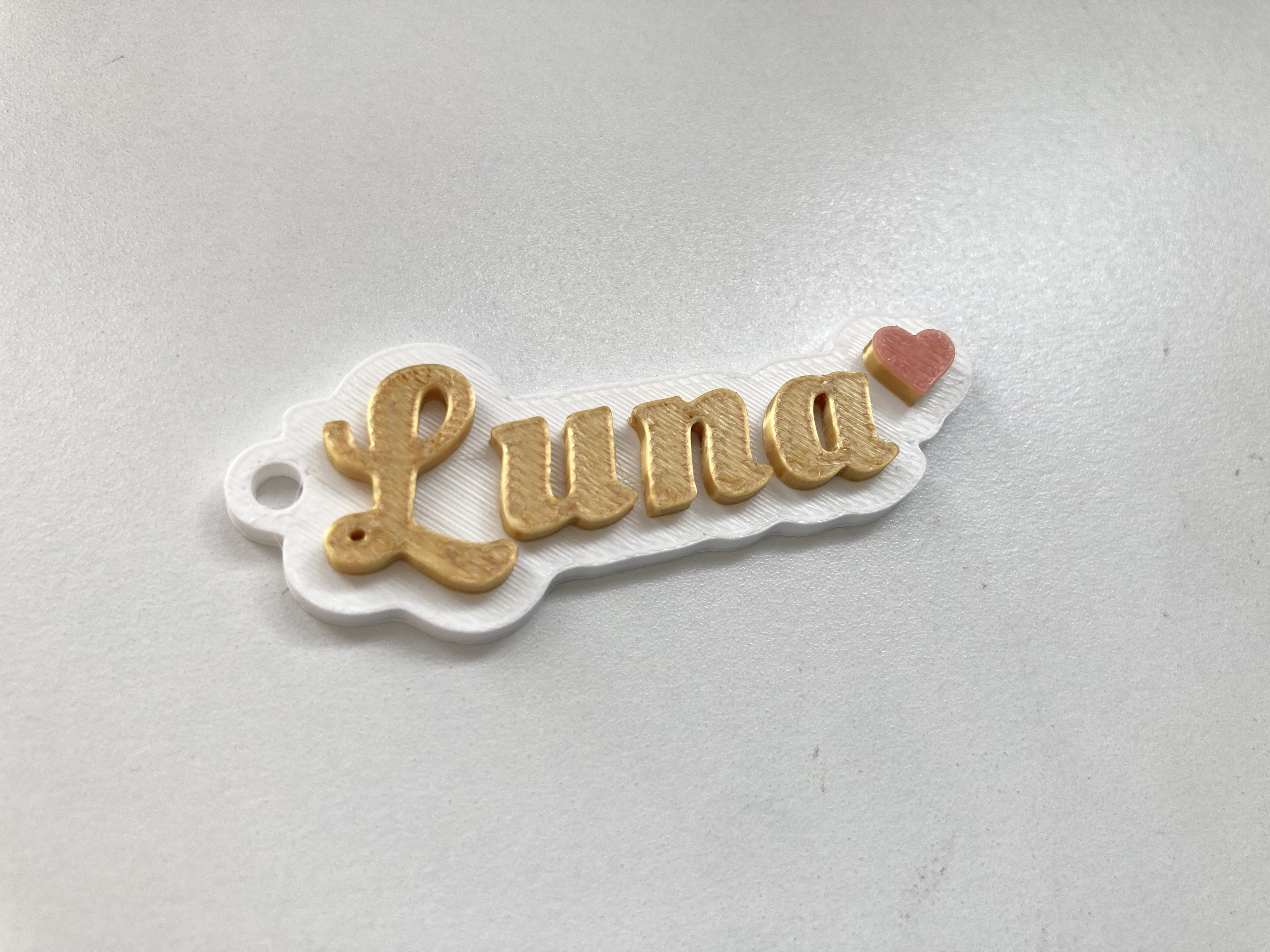 Miniatura 4 do modelo 3D Customizable Parametric Name Keychain_吉田工房
