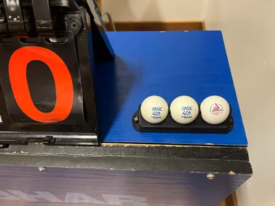 ping pong ball holder for scoreboard table